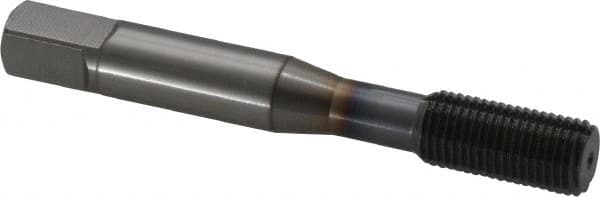 OSG - 3/8-24 UNF H6 Thread Limit Bottoming Thread Forming Tap - Powdered Metal High Speed Steel, TiCN Finish, 2-15/16" OAL, 1-1/4" Thread Length, Right Hand Thread, Series EXOTAP NRT - Exact Tooling