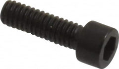Holo-Krome - #1-72 UNF Hex Socket Drive, Socket Cap Screw - Alloy Steel, Black Oxide Finish, Fully Threaded, 1/4" Length Under Head - Exact Tooling