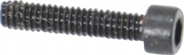 Holo-Krome - #1-72 UNF Hex Socket Drive, Socket Cap Screw - Alloy Steel, Black Oxide Finish, Fully Threaded, 3/8" Length Under Head - Exact Tooling