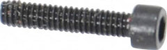 Holo-Krome - #1-72 UNF Hex Socket Drive, Socket Cap Screw - Alloy Steel, Black Oxide Finish, Fully Threaded, 3/8" Length Under Head - Exact Tooling