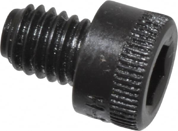 Holo-Krome - #10-32 UNF Hex Socket Drive, Socket Cap Screw - Alloy Steel, Black Oxide Finish, Fully Threaded, 1/4" Length Under Head - Exact Tooling