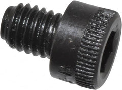 Holo-Krome - #10-32 UNF Hex Socket Drive, Socket Cap Screw - Alloy Steel, Black Oxide Finish, Fully Threaded, 1/4" Length Under Head - Exact Tooling