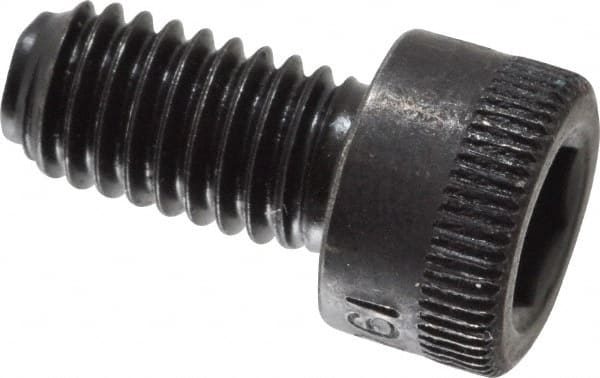 Holo-Krome - #10-32 UNF Hex Socket Drive, Socket Cap Screw - Alloy Steel, Black Oxide Finish, Fully Threaded, 3/8" Length Under Head - Exact Tooling