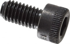 Holo-Krome - #10-32 UNF Hex Socket Drive, Socket Cap Screw - Alloy Steel, Black Oxide Finish, Fully Threaded, 3/8" Length Under Head - Exact Tooling