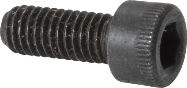 Holo-Krome - #10-32 UNF Hex Socket Drive, Socket Cap Screw - Alloy Steel, Black Oxide Finish, Fully Threaded, 1/2" Length Under Head - Exact Tooling