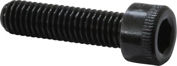 Holo-Krome - #10-32 UNF Hex Socket Drive, Socket Cap Screw - Alloy Steel, Black Oxide Finish, Fully Threaded, 3/4" Length Under Head - Exact Tooling