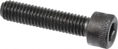 Holo-Krome - #10-32 UNF Hex Socket Drive, Socket Cap Screw - Alloy Steel, Black Oxide Finish, Fully Threaded, 7/8" Length Under Head - Exact Tooling