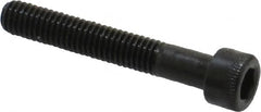 Holo-Krome - #10-32 UNF Hex Socket Drive, Socket Cap Screw - Alloy Steel, Black Oxide Finish, Partially Threaded, 1-1/4" Length Under Head - Exact Tooling