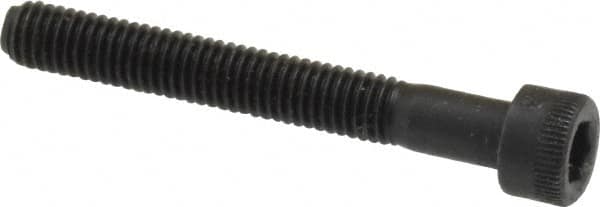 Holo-Krome - #10-32 UNF Hex Socket Drive, Socket Cap Screw - Alloy Steel, Black Oxide Finish, Partially Threaded, 1-1/2" Length Under Head - Exact Tooling