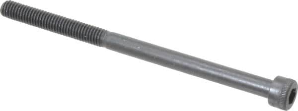 Holo-Krome - #10-32 UNF Hex Socket Drive, Socket Cap Screw - Alloy Steel, Black Oxide Finish, Partially Threaded, 3" Length Under Head - Exact Tooling