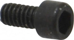 Holo-Krome - #2-56 UNC Hex Socket Drive, Socket Cap Screw - Alloy Steel, Black Oxide Finish, Fully Threaded, 3/16" Length Under Head - Exact Tooling