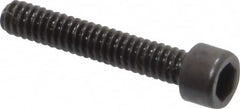 Holo-Krome - #2-56 UNC Hex Socket Drive, Socket Cap Screw - Alloy Steel, Black Oxide Finish, Fully Threaded, 1/2" Length Under Head - Exact Tooling