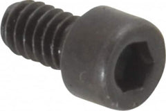 Holo-Krome - #3-48 UNC Hex Socket Drive, Socket Cap Screw - Alloy Steel, Black Oxide Finish, Fully Threaded, 3/16" Length Under Head - Exact Tooling
