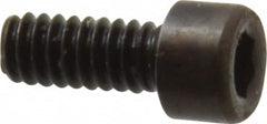 Holo-Krome - #3-48 UNC Hex Socket Drive, Socket Cap Screw - Alloy Steel, Black Oxide Finish, Fully Threaded, 1/4" Length Under Head - Exact Tooling