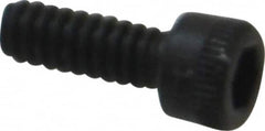 Holo-Krome - #4-40 UNC Hex Socket Drive, Socket Cap Screw - Alloy Steel, Black Oxide Finish, Fully Threaded, 5/16" Length Under Head - Exact Tooling