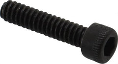 Holo-Krome - #4-40 UNC Hex Socket Drive, Socket Cap Screw - Alloy Steel, Black Oxide Finish, Fully Threaded, 1/2" Length Under Head - Exact Tooling