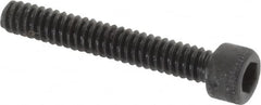 Holo-Krome - #4-40 UNC Hex Socket Drive, Socket Cap Screw - Alloy Steel, Black Oxide Finish, Fully Threaded, 3/4" Length Under Head - Exact Tooling