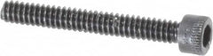 Holo-Krome - #4-40 UNC Hex Socket Drive, Socket Cap Screw - Alloy Steel, Black Oxide Finish, Fully Threaded, 7/8" Length Under Head - Exact Tooling