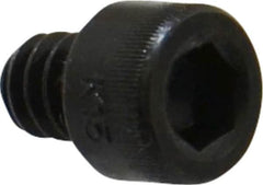 Holo-Krome - #10-24 UNC Hex Socket Drive, Socket Cap Screw - Alloy Steel, Black Oxide Finish, Fully Threaded, 1/4" Length Under Head - Exact Tooling