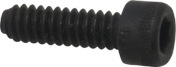 Holo-Krome - #10-24 UNC Hex Socket Drive, Socket Cap Screw - Alloy Steel, Black Oxide Finish, Fully Threaded, 5/8" Length Under Head - Exact Tooling