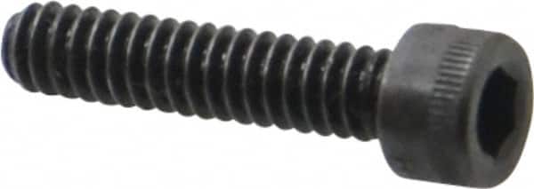 Holo-Krome - #10-24 UNC Hex Socket Drive, Socket Cap Screw - Alloy Steel, Black Oxide Finish, Fully Threaded, 7/8" Length Under Head - Exact Tooling