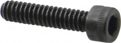 Holo-Krome - #10-24 UNC Hex Socket Drive, Socket Cap Screw - Alloy Steel, Black Oxide Finish, Fully Threaded, 7/8" Length Under Head - Exact Tooling