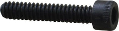 Holo-Krome - #10-24 UNC Hex Socket Drive, Socket Cap Screw - Alloy Steel, Black Oxide Finish, Fully Threaded, 1" Length Under Head - Exact Tooling