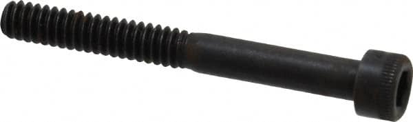 Holo-Krome - #10-24 UNC Hex Socket Drive, Socket Cap Screw - Alloy Steel, Black Oxide Finish, Partially Threaded, 1-3/4" Length Under Head - Exact Tooling