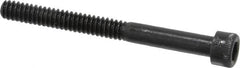 Holo-Krome - #10-24 UNC Hex Socket Drive, Socket Cap Screw - Alloy Steel, Black Oxide Finish, Partially Threaded, 2" Length Under Head - Exact Tooling