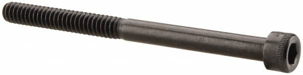 Holo-Krome - #10-24 UNC Hex Socket Drive, Socket Cap Screw - Alloy Steel, Black Oxide Finish, Partially Threaded, 2-1/2" Length Under Head - Exact Tooling