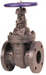 NIBCO - 14" Pipe, Class 125, Flanged Iron Solid Wedge Stem Gate Valve with Iron Trim - 200 WOG, 125 WSP, Bolted Bonnet - Exact Tooling