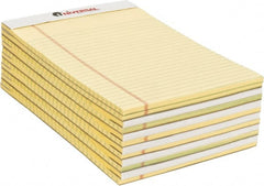 UNIVERSAL - 50 Sheet, 5 x 8", Perforated Style Ruled Pads - Canary - Exact Tooling
