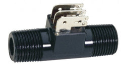 Gems Sensors - 200 psi, Nylon Housing, Turbine Flow Rate Sensor - 0.26 to 2.6 Flow Set Point, 0.26 to 2.6 GPM - Exact Tooling