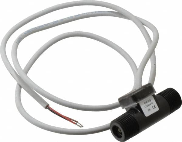 Gems Sensors - 200 psi, Nylon Housing, Turbine Flow Rate Sensor - 0.26 to 4 Flow Set Point, 0.26 to 4 GPM - Exact Tooling