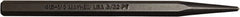 Mayhew - 3/32" Center Punch - 4" OAL, Alloy Steel - Exact Tooling