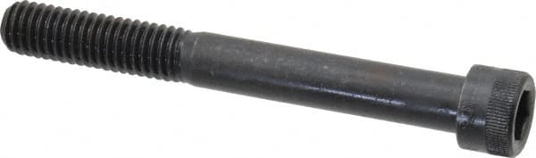 Holo-Krome - 3/8-16 UNC Hex Socket Drive, Socket Cap Screw - Alloy Steel, Black Oxide Finish, Partially Threaded, 3-1/4" Length Under Head - Exact Tooling