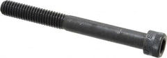 Holo-Krome - 3/8-16 UNC Hex Socket Drive, Socket Cap Screw - Alloy Steel, Black Oxide Finish, Partially Threaded, 3-1/2" Length Under Head - Exact Tooling