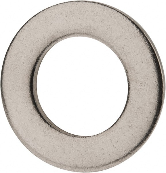 Value Collection - M16 Screw, Grade 316 Stainless Steel Standard Flat Washer - 17mm ID x 30mm OD, Plain Finish - Exact Tooling