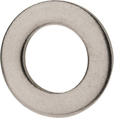 Value Collection - M16 Screw, Grade 316 Stainless Steel Standard Flat Washer - 17mm ID x 30mm OD, Plain Finish - Exact Tooling