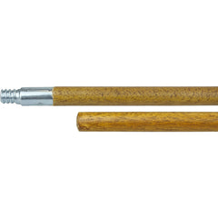 48″ Hardwood Handle, Threaded Metal Tip, 15/16″ Diameter - Exact Tooling