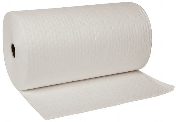 Brady SPC Sorbents - 37 Gal Capacity per Package, Oil Only Roll - 150' Long x 30" Wide, Polypropylene - Exact Tooling