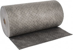 Brady SPC Sorbents - 35 Gal Capacity per Package, Universal Roll - 150' Long x 30" Wide, Polypropylene - Exact Tooling
