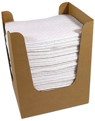 Brady SPC Sorbents - 39 Gal Capacity per Package, Oil Only Pad - 19" Long x 15" Wide, Polypropylene - Exact Tooling