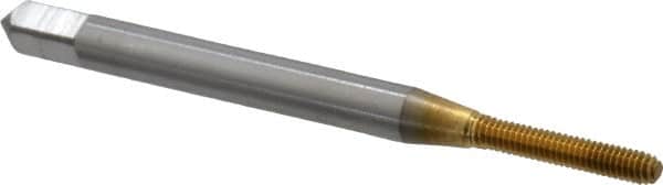OSG - M2x0.40 Metric Coarse D5 Thread Limit Modified Bottoming Thread Forming Tap - Cobalt, TiN Finish, 1-3/4" OAL, 7/16" Thread Length, Right Hand Thread, Series HY-PRO NRT - Exact Tooling