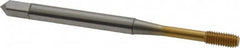 OSG - M3x0.50 Metric Coarse D3 Thread Limit Modified Bottoming Thread Forming Tap - Cobalt, TiN Finish, 1-15/16" OAL, 5/8" Thread Length, Right Hand Thread, Series HY-PRO NRT - Exact Tooling