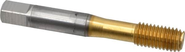 OSG - M10x1.50 Metric Coarse D6 Thread Limit Modified Bottoming Thread Forming Tap - Cobalt, TiN Finish, 2-15/16" OAL, 1-1/4" Thread Length, Right Hand Thread, Series HY-PRO NRT - Exact Tooling