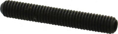 Holo-Krome - #10-32 UNF, 1-1/4" OAL, Cup Point Set Screw - Grade 8 Alloy Steel, 3/32" Key - Exact Tooling
