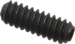 Holo-Krome - #4-40 UNC, 5/16" OAL, Cup Point Set Screw - Grade 8 Alloy Steel, 0.05" Key - Exact Tooling