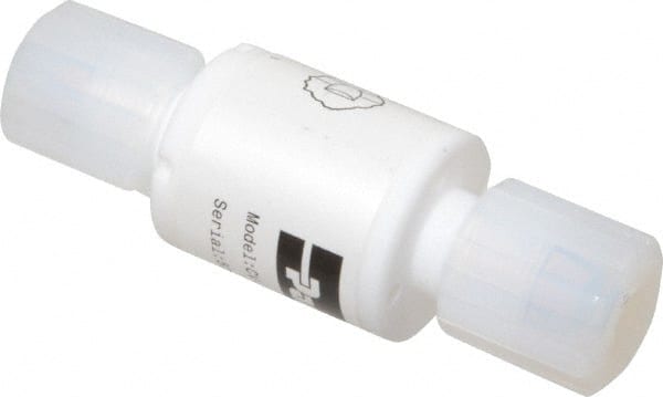 Parker - 3/8" PTFE Check Valve - Inline, PARGRIP x PARGRIP, 120 WOG - Exact Tooling