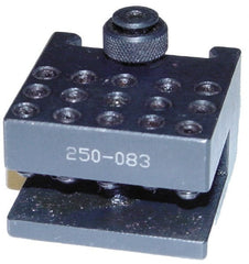 Phase II - #6 Multiple Tool Post Holder - 5 to 8" Lathe Swing, 25.4mm OAH x 1-1/2" OAL, 3/8" Max Tool Cutting Size, 5/32" Centerline Height - Exact Tooling